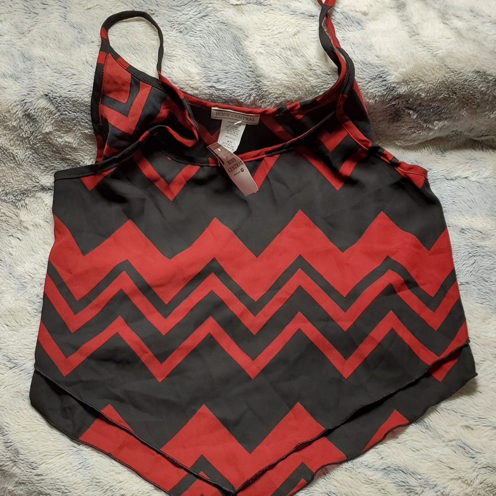 Asymmetrical tank top